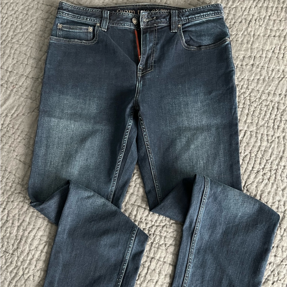 Prana organic cotton stretch denim jeans 32x32 slim fit. Never worn.